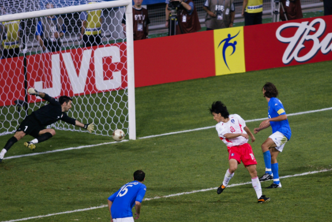 South Korea vs Italy 2002 World Cup football match. Fonte: thesefootballtimes.co