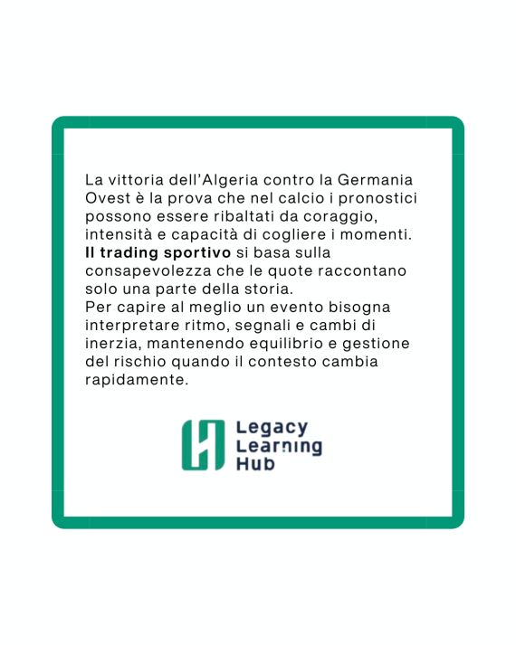 Pillola Legacy - ALGERIA GERMANIA OVEST