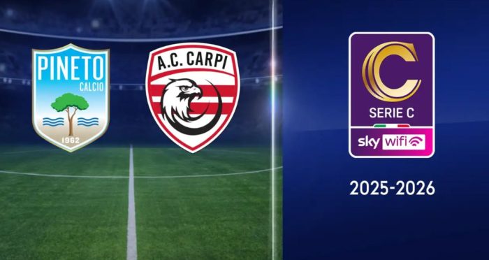 Pineto-Carpi, valevole per la giornata 14 di Serie C