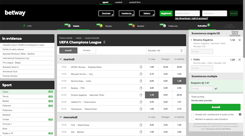 betway scommessa marcatore betway scommessa marcatore