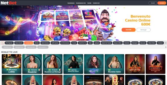 giochi live sito Netbet elenco da home page giochi live sito Netbet elenco da home page