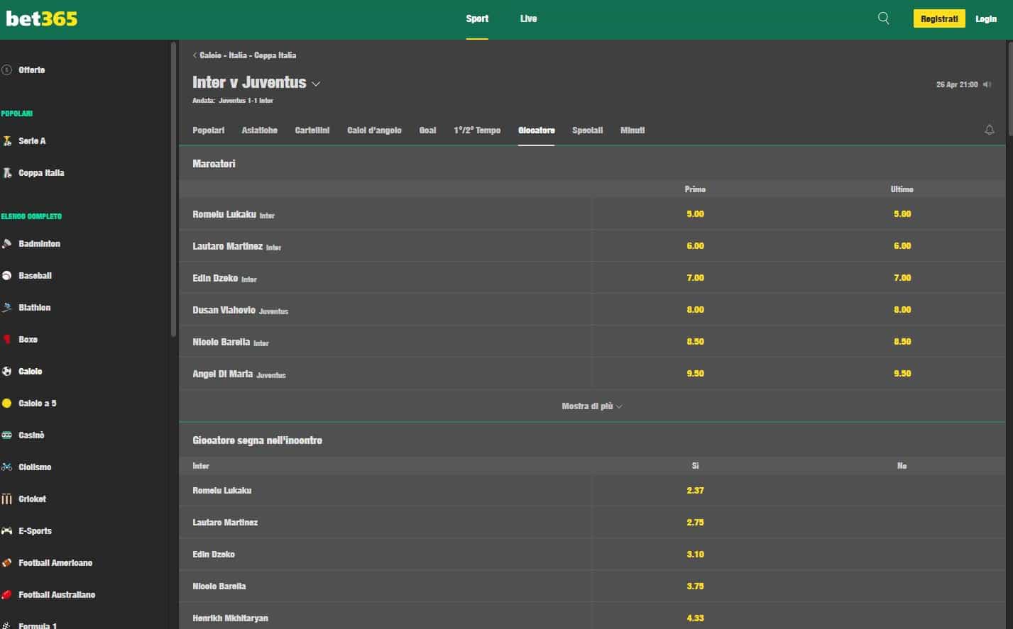 scommesse marcatori bet365 scommesse marcatori bet365